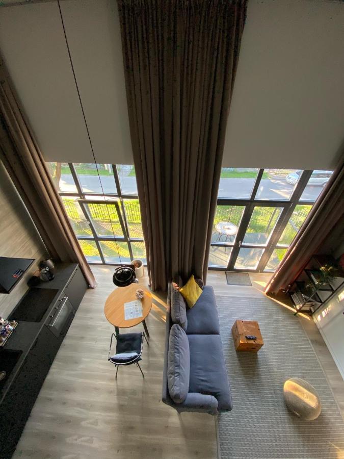 G - Owl Jazz -Modern Loft Type Apartment 18 With Big Roof Terrace And Free Private Parking Kaunas Exterior foto