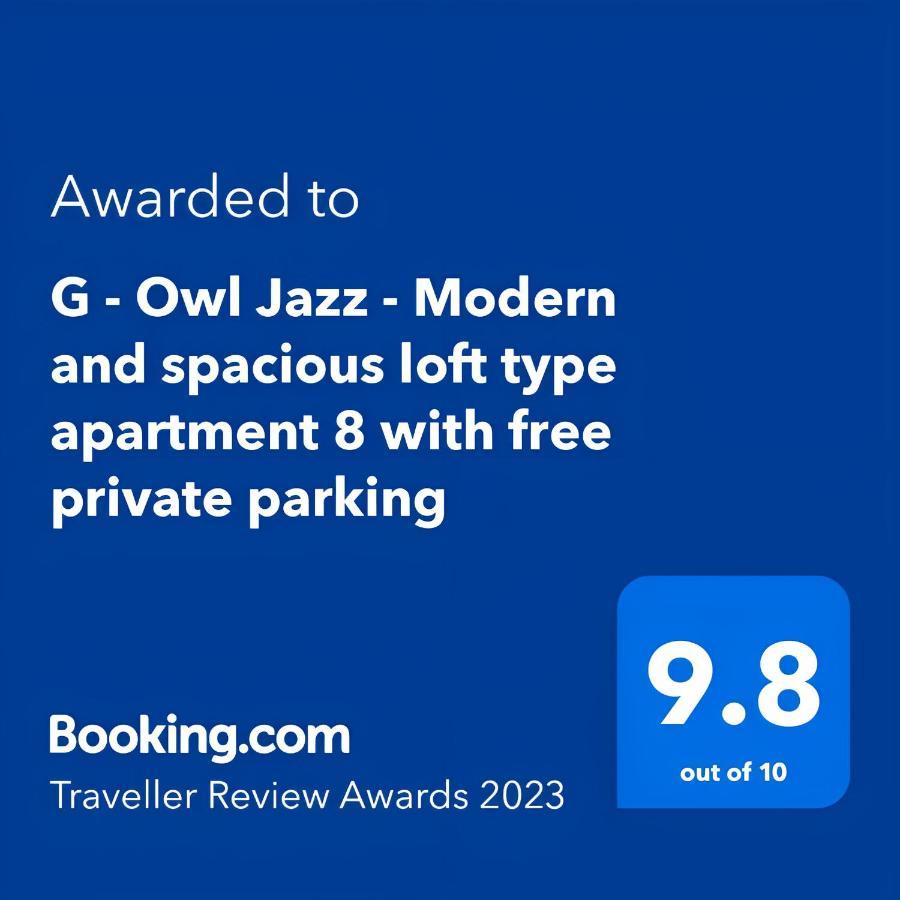 G - Owl Jazz -Modern Loft Type Apartment 18 With Big Roof Terrace And Free Private Parking Kaunas Exterior foto