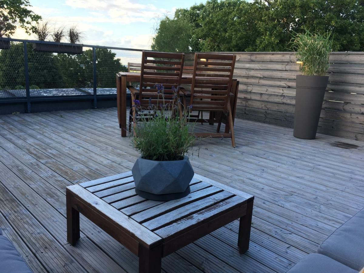 G - Owl Jazz -Modern Loft Type Apartment 18 With Big Roof Terrace And Free Private Parking Kaunas Exterior foto